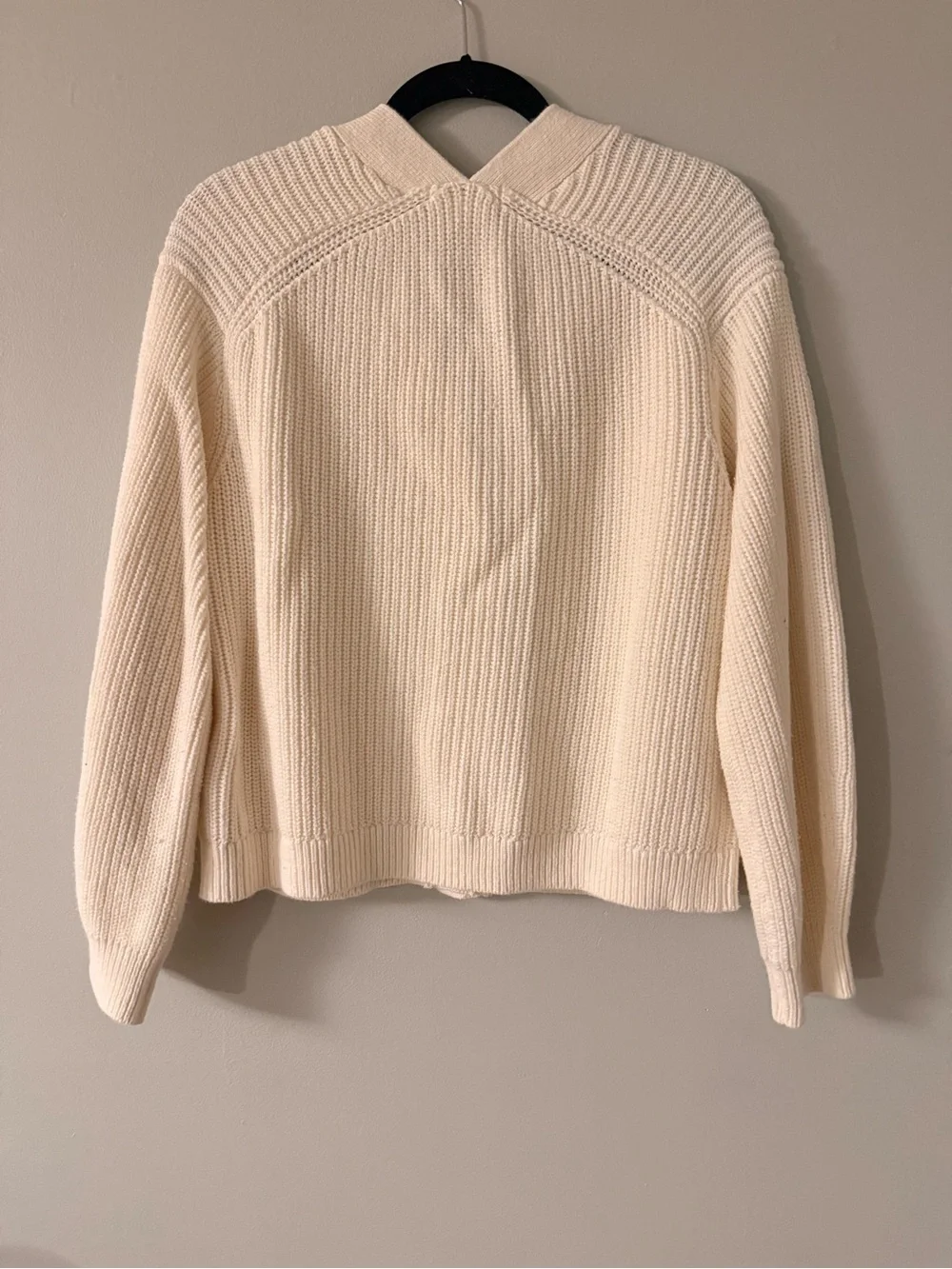 H&M Cream Ribbed Cardigan - Picture 2 of 3